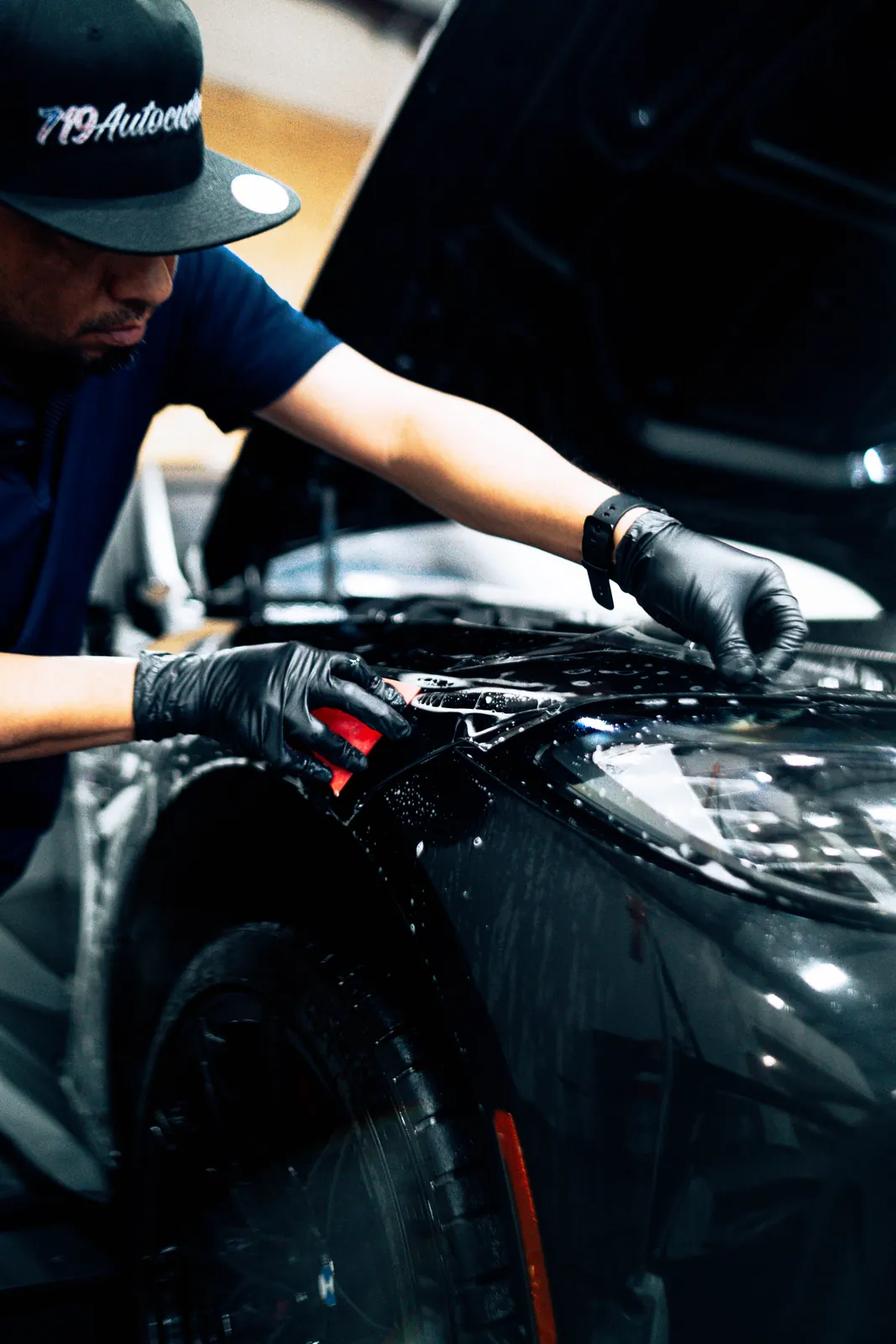 Ceramic coating bottle and applicator